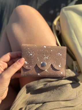 Portfel Cloud MINI Splash Taupe