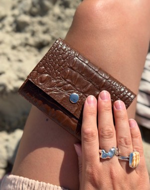 Portfel Flap MINI Cognac